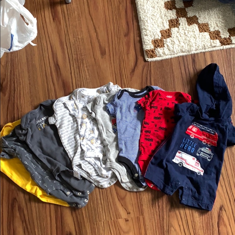 Assorted baby boy onesies